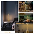 Miniatyrbillede 6 af 10: Simple Touch Sensor LED Bord Lampe Genopladelig Skrivebord Lampe