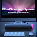 Miniatyrbillede 2 af 7: Høj kvalitet 4D Computer Kablet Højttaler Bluetooth 5.0 Bar Stereo Sound Subwoofer Surround Soundbar Højttaler Til Macbook Laptop Notebook PC
