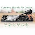 Miniatyrbillede 6 af 7: Professionel komprimeret luft duster til tastatur  elektrisk luft blæser computer rengøring ledningsfri luft støv renser