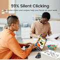 Miniatyrbilde 4 av 6: Vertikal Mus Trådløs Bluetooth5.0 2.4G Ergonomisk 4000DPI 6 Mute knapper
