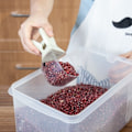 Miniatyrbilde 3 av 8: Plast Kjæledyr mat Scoop Andnebb Multi-Purpose Katter Fôr Hunder Kjøkken Måleskjeer