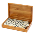 Miniatyrbillede 3 af 5: 28 stykker Træ Domino Bræt Spil Rejse Sjove Bord Spil Domino Legetøj