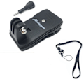 Miniatyrbilde 1 av 7: Go Pro Accessories 360-Degree Rotation Clip Mount For GoPro Hero 11 10 9 8 7 6 5