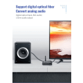 Miniatyrbilde 5 av 8: Profesjonell Digital til Analog Lyd DAC Konverter Adapter Digital SPDIF Optisk Toslink til 3,5mm AUX Jack RCA L/R Bluetooth 5 Audio Mottaker