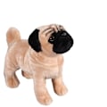 Miniatyrbillede 3 af 5: Udstoppet Mops Dyr Plys Realistisk Jule Dyr En Søjle Hund