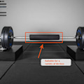 Miniatyrbillede 3 af 7: Lifting Barbell Pad Støtte Squat Pull Up Sports Gripper