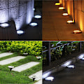 Miniatyrbilde 6 av 7: 8 deler 20 LED Solar termisk lys hage innredning