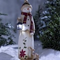 Miniatyrbilde 4 av 5: Jul Harpiks Håndverk Snømann Dekorasjoner Hage Scene Dekorasjon