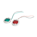 Miniatyrbilde 1 av 6: Rød Grønn Navigasjon Båt Lys LED 12V Yacht Hekk Signal Lampe Marine Lys
