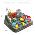 Miniatyrbilde 5 av 6: Eventyr Spill Racing Rail Bil Modell Racing Pedagogisk Leketøy Barn Ban Bil Hjerne Spill Mekanisk Leker