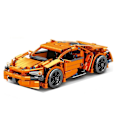 Miniatyrbillede 2 af 6: By Racing Træk Tilbage Bil Byggeklodser Speed Supercar Køretøj Moc Bricks Legetøj