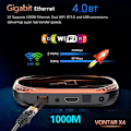 Pikkukuva 4 / 8: Smart TV Box Android 11 4G 128GB  Wifi  BT AV1 media soitin