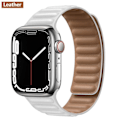 Miniatyrbild 1 av 3: Läder länk för Apple klocka band