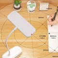 Miniatyrbilde 4 av 7: Fleksibel bord lampe med klemme trinnløs dimming led bord lampe