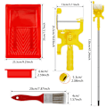 Miniatyrbild 5 av 6: Färg Edger Roller Pensel Kit Plast Vägg Färg Roller