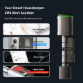 Miniatyrbillede 8 af 9: Smart Electronic Dør Lås med DIY Cylinder Core Fingerprint APP nøgler IC Card Lås op