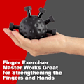 Miniatyrbillede 4 af 4: Finger Hånd Strengthener Grip Justerbar Modstand Hånd bolde Gripper Træner