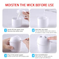 Miniatyrbillede 3 af 6: 250ML Mini Ultralyd Luft Fugter Romantisk Lys USB Essential Olie Diffuser Bil Purifier