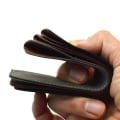 Miniatyrbillede 8 af 8: Blød blyant etui holder til én pen PU læder skrivematerialer holder