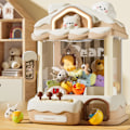 Miniatyrbilde 6 av 9: Wltoys Doll Machine Mynt Operated Play Game Mini Claw Catch Toy Machines Dolls Sweets Machine Barn Interactive Toys