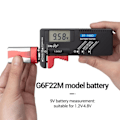 Miniatyrbilde 4 av 7: Batteri kapasitet indikator 18650 litium batteri nivåtester spenning måler volt monitor detektor oppbevaring boks