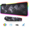 Miniatyrbillede 1 af 8: RGB Gaming Mat Mouse Pad Computer Keyboard Mouse Pad
