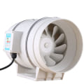 Miniatyrbilde 4 av 5: 220V Eksos vifte Hjem Silent Inline Rør Kanal vifte Bad avtrekk