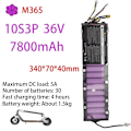 Miniatyrbillede 3 af 6: Li-ion batteri 36V 7,8Ah 60km Velegnet Til MiJia M365 Scooter Batteripakke Elektrisk Scooter