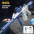Miniatyrbild 2 av 3: Sommar Varm M416 Vatten Vapen Elektrisk  Pistol Skytte Leksak Hel Automatisk Sommar Beach Shoot Toy För Barn