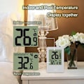 Miniatyrbillede 3 af 6: Trådløs Flydende Pool Termometer Svømning Bad Vand SPA Akvarier Digital LCD Temperatur Monitor