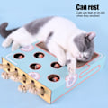 Miniatyrbilde 6 av 6: Morsom Cat Pinn Kattunge Hit Gophers Maze Interactive Educational Game Box With Scratcher
