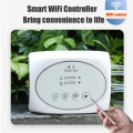 Miniatyrbild 4 av 9: WiFi Smart Trädgård Bevattning Kontrollenhet Plant Automatisk Dropp Bevattning System Kit Mobil Telefon Kontroll Bevattning Timer Enhet