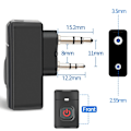 Miniatyrbilde 5 av 7: Walkie Talkie Trådløs Bluetooth PTT Headset Earpiece Handsfree K Plug