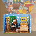 Miniatyrbillede 1 af 9: Van Gogh Starry Nat  Beethoven Klaver Einstein Bygge Klodse Hjem Dekoration Legetøj