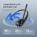 Pikkukuva 2 / 7: H5 Bluetooth 5.0 kuulokkeet, PC langattomat kuulokkeet, 2 mikrofonit ENC nappikuulokkeet, latauksella jalusta USB sovitin