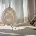 Miniatyrbillede 8 af 9: Japansk ris papir lanterne led bord lampe stue værelse soveværelse