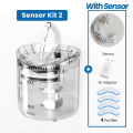 Miniatyrbilde 5 av 7: Katt vann fontene automatisk kjæledyr vann dispenser kjæledyr smart drikker for katter auto sensor katt drikke fontene tilbehør