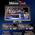 Miniatyrbild 4 av 8: 7 tum Bärbar Touch Skärm Med USB AUX Android Auto Bil Radio Multimedia Video spelare