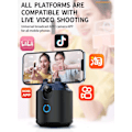 Miniatyrbild 3 av 7: Auto Ansiktsspårning Telefon selfie stick Smart 360°rotationshållare AI Uppföljning video Vlogg Live Gimbal Stabilizer Stativ för mobil