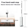 Miniatyrbild 2 av 6: Squeeze Mop Magic Plat HandsFree Tvätt Lata Moppar för Hus Golv Städning Hushåll Städning Verktyg