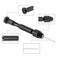 Miniatyrbild 6 av 9: Mini Mikro Aluminium Hand Drill Med Keyless Chuck HSS Stål Twist Drill Bit