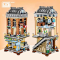 Miniatyrbillede 6 af 7: Mini Blocks City Subway Station Platform Model DIY Building Blocks European style Bricks Legetøj