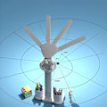 Miniatyrbilde 2 av 4: Oppladbar bord lampe for studie bord lampe