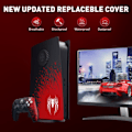 Miniatyrbild 5 av 7: Digital Edition Faceplate Console Cover for PlayStation 5 Custom Replacement Side Shell