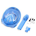 Miniatyrbild 1 av 5: Barn Sim Utrustning Snokel Support Goggles Full Ansikte Dyk Mask