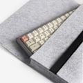 Miniatyrbild 7 av 7: Mekanisk tangentbord väska fodral förvaring skyddande bärbar dammsäker påse