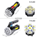 Miniatyrbillede 2 af 9: High Power LED Lommelygter Cob Side Light  Letvægts Udendørs Belysning ABS Materiale Lommelygter