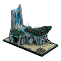 Pikkukuva 5 / 5: Mysterious Sea Boat Treasure Cliffside Building Block Kit for Drake's Fortune Pirate Style Island Brick Lelu