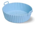 Miniatyrbild 1 av 4: 2 bitar 17 cm Silicon Korg Återanvändbar Ugn Bakning Bricka Silicon Form for Air Fryer Pizza Fried Kyckling Korg Air Fryer Tillbehör