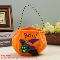 Miniatyrbillede 1 af 8: Halloween Bærbar Græskar Taske Trick Or Treat Børn Slik Taske Happy Halloween Dag gave